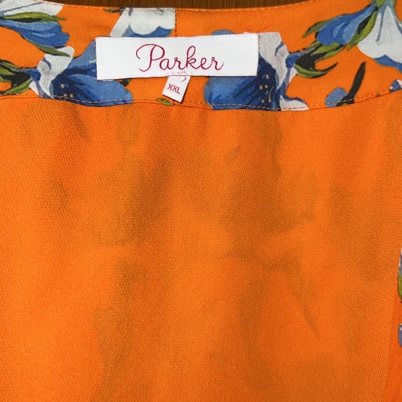 Parker Orange Blouse!!! - Picture 3 of 4